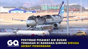 Penyebab Pesawat Air Busan Terbakar di Bandara Gimhae Diduga Akibat Powerbank