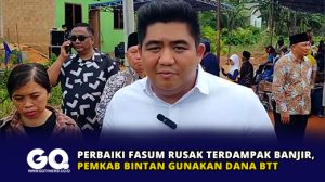 Perbaiki Fasum Rusak Terdampak Banjir, Pemkab Bintan Gunakan Dana BTT