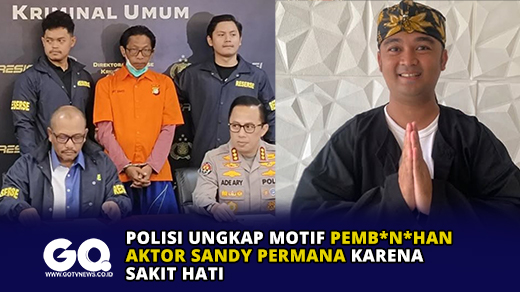 Polisi Ungkap Motif Pembunuhan Aktor Sandy Permana Karena Sakit Hati