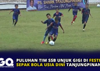 Puluhan Tim SSB Unjuk Gigi di Festival Sepak Bola Usia Dini Tanjungpinang