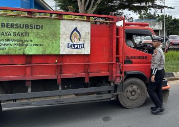 Satlantas Polres Bintan Tertibkan Pengendara Tidak Taat Aturan