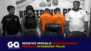 Residivis Spesialis Pencurian dan Penadah Ditangkap Polisi