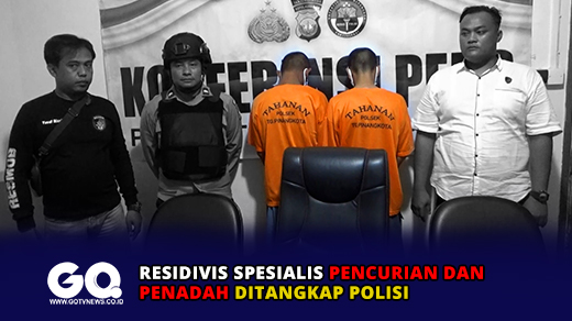 Residivis Spesialis Pencurian dan Penadah Ditangkap Polisi.