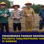 Swasembada Pangan Nasional, Polresta Tanjungpinang Tanam Jagung di Dompak