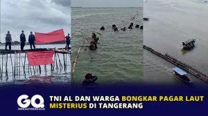 TNI AL dan Warga Bongkar Pagar Laut Misterius di Tangerang