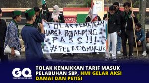 Tolak Kenaikkan Tarif Masuk Pelabuhan SBP, HMI Gelar Aksi Damai dan Petisi