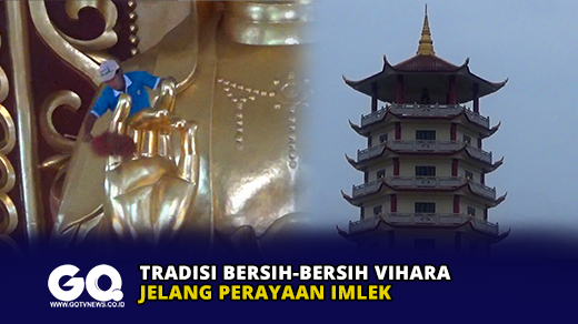 Tradisi Bersih-Bersih Vihara Jelang Perayaan Imlek