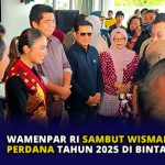 Wamenpar RI Sambut Wisman Perdana Tahun 2025 di Bintan
