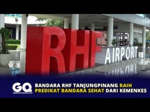 Bandara RHF Tanjungpinang Raih Predikat Bandara Udara Sehat dari Kemenkes