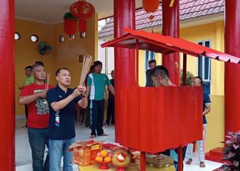 Sambut Imlek 2576, Lapas Narkotika Tanjungpinang Gelar Tradisi Makan Bersama