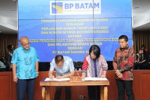 BP Batam dan PT Batam Sarana Surya Perkuat Kerja Sama PLTS Terapung Dam Duriangkang