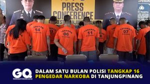Dalam Satu Bulan Polisi Tangkap 16 Pengedar Narkoba di Tanjungpinang