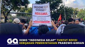 Demo “Indonesia Gelap” Tuntut Revisi Kebijakan Pemerintahan Prabowo-Gibran