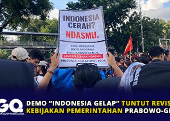 Demo “Indonesia Gelap” Tuntut Revisi Kebijakan Pemerintahan Prabowo-Gibran
