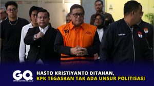 Hasto Kristiyanto Ditahan, KPK Tegaskan Tak Ada Unsur Politisasi
