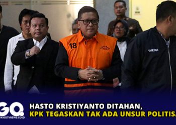 Hasto Kristiyanto Ditahan, KPK Tegaskan Tak Ada Unsur Politisasi