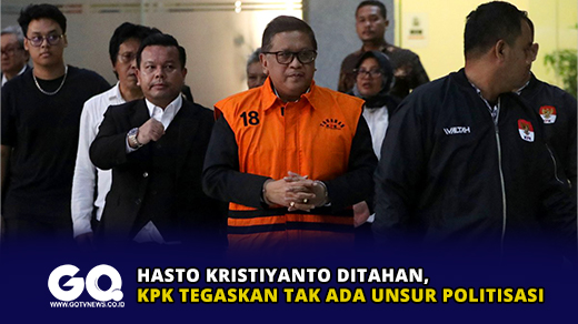 Hasto Kristiyanto Ditahan, KPK Tegaskan Tak Ada Unsur Politisasi