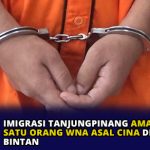 Imigrasi Tanjungpinang Amankan Satu Orang WNA Asal Cina di Perairan Bintan