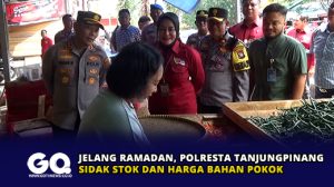 Jelang Ramadan, Polresta Tanjungpinang Sidak Stok dan Harga Bahan Pokok