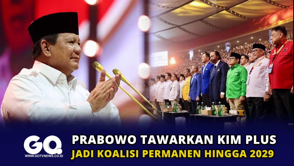 Prabowo Tawarkan KIM Plus Jadi Koalisi Permanen hingga 2029.