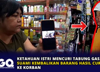 Ketahuan Istri Mencuri Tabung Gas, Suami Kembalikan Barang Hasil Curian ke Korban