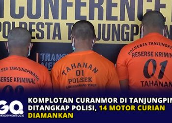 Komplotan Curanmor di Tanjungpinang Ditangkap Polisi, 14 Motor Curian Diamankan.mp4