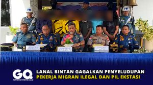 Lanal Bintan Gagalkan Penyeludupan Pekerja Migran Ilegal dan Pil Ekstasi