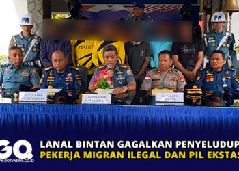Lanal Bintan Gagalkan Penyeludupan Pekerja Migran Ilegal dan Pil Ekstasi