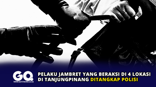 Pelaku Jambret yang Beraksi di 4 Lokasi di Tanjungpinang Ditangkap Polisi