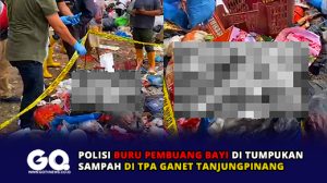 Polisi Buru Pembuang Bayi di Tumpukan Sampah di TPA Ganet Tanjungpinang