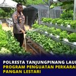 Polresta Tanjungpinang Launching Program Penguatan Perkarangan Pangan Lestari