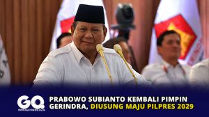 Prabowo Subianto Kembali Pimpin Gerindra, Diusung Maju Pilpres 2029