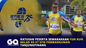 Ratusan Peserta Semarakkan Fun Run Milad ke-27 STIE Pembangunan Tanjungpinang