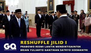 Reshuffle Jilid I, Prabowo Resmi Lantik Mendiktisaintek Brian Yuliarto Gantikan Satryo Soemantri