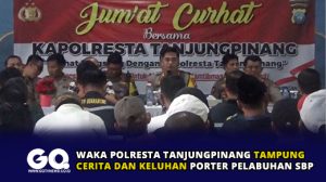 Waka Polresta Tanjungpinang Tampung Cerita dan Keluhan Porter Pelabuhan SBP