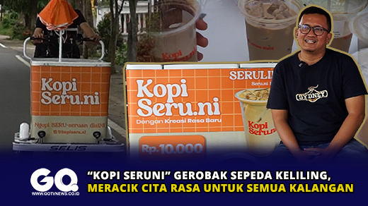 Kopi Seruni, Gerobak, Sepeda, Keliling, Meracik, Cita Rasa, Semua Kalangan,