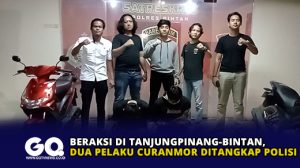 Beraksi di Tanjungpinang-Bintan, Dua Pelaku Curanmor Ditangkap Polisi