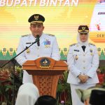 Tiba di Bandar Seri Bentan, Roby-Deby Disambut Meriah dengan Prosesi Adat Melayu