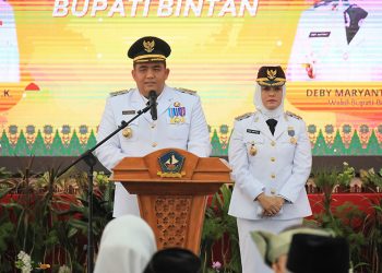 Tiba di Bandar Seri Bentan, Roby-Deby Disambut Meriah dengan Prosesi Adat Melayu