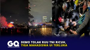 Demo Tolak RUU TNI Ricuh, Tiga Mahasiswa UI Terluka