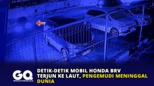 Detik-Detik Mobil Honda BRV Terjun Kelaut, Pengemudi Meninggal Dunia