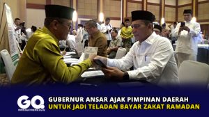 Gubernur Ansar Ajak Pimpinan Daerah untuk Jadi Teladan Bayar Zakat Ramadan
