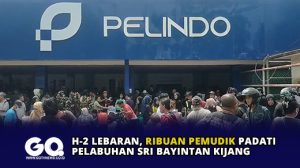 H-2 Lebaran, Ribuan Pemudik Padati Pelabuhan Sri Bayintan Kijang