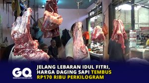 Jelang Lebaran Idul Fitri, Harga Daging Sapi Tembuh Rp170 Ribu Perkilogram