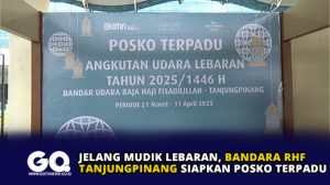 Jelang Mudik Lebaran, Bandara RHF Tanjungpinang Siapkan Posko Terpadu