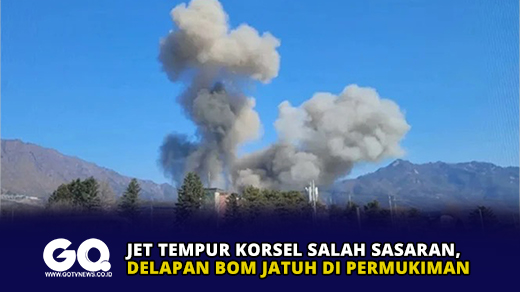 Jet Tempur Korsel Salah Sasaran, Delapan Bom Jatuh di Permukiman