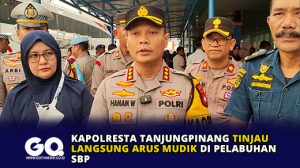Kapolresta Tanjungpinang Tinjau Langsung Arus Mudik di Pelabuhan SBP