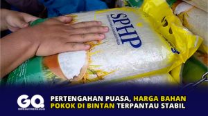 Pertengahan Puasa, Harga Bahan Pokok di Bintan Terpantau Stabil