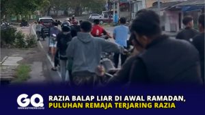 Razia Balap Liar di Awal Ramadan, Puluhan Remaja Terjaring razia