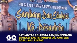 Satlantas Polresta Tanjungpinang Edukasi Santri Ponpes Al Kautsar Soal Lalu Lintas